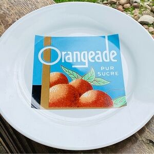 🍊
  Decorative or FUNKTIONAL PLATE 8"  Rosanna